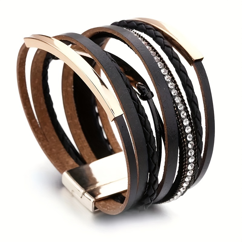 Bohemian Woven Rope Wrap Bracelet for Women